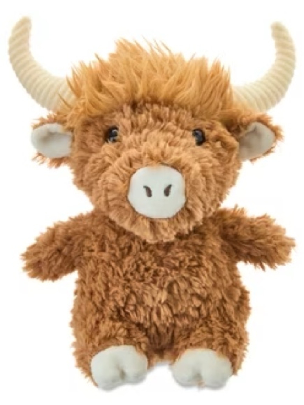 Way to Celebrate shaggy bull fluffy cow plush NWT